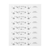 Silver Glitzer Confetti-Umrandung (Bogen)