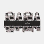 Silver Glitzer cupcakes Ballons präsentiert Geschenkschachtel (Ungefaltet)