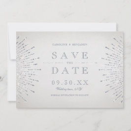 Silver Glitzer Deko Jahrgang Hochzeit Save the Dat Date