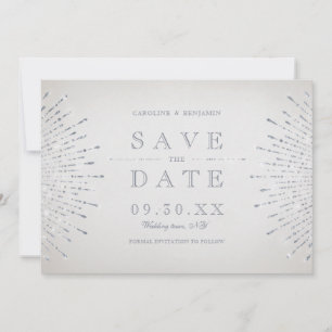Silver Glitzer Deko Jahrgang Hochzeit Save the Dat Date