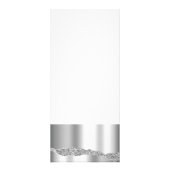 Silver Glitzer Diamonds Glam Service Price Werbekarte (Hinten)