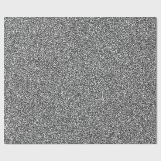 Silver Glitzer Druckpapier Geschenkpapier (Flach)