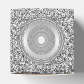 Silver Glitzer Frame Fevor Box Geschenkschachtel (Oben)