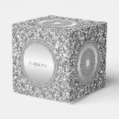 Silver Glitzer Frame Fevor Box Geschenkschachtel (Rückseite)