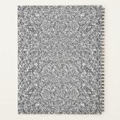 Silver Glitzer Frame Planner Planer (Rückseite)