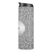 Silver Glitzer Frame Thermal Tumbler Thermosbecher (Nach rechts gedreht)