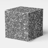 Silver Glitzer Geschenkschachtel (Vorderseite)