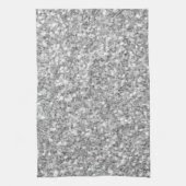 Silver Glitzer Geschirrtuch (Vertikal)