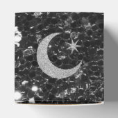 Silver Glitzer Ghost Black Imitats Glitzer Bevorzu Geschenkschachtel (Oben)