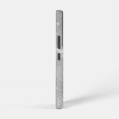 Silver Glitzer Glam Bling Personalisiert Metallic Samsung Galaxy Hülle (Rechte Seite)