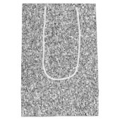 Silver Glitzer Glitz           Mittlere Geschenktüte (Rückseite)
