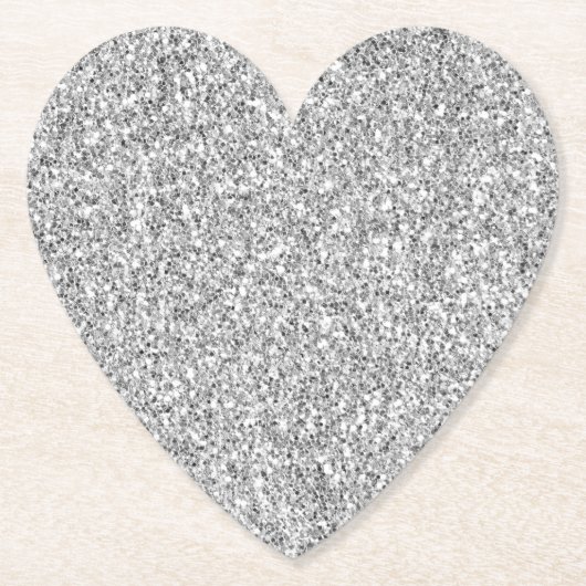 Silver Glitzer Glitz         Untersetzer (Vorderseite)