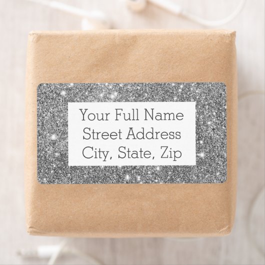 Silver Glitzer Glitzern (Insitu)