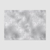 Silver Glitzer Glitzy Snowflakes Seidenpapier (Vorderseite)