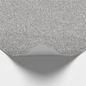 Silver Glitzer Holiday Wrapping Paper Geschenkpapier (Ecke)