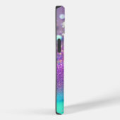 Silver Glitzer Holographic iPhone Mate Tough Case (Rückseite / Rechts)
