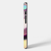 Silver Glitzer Holographic iPhone Mate Tough Case (Rückseite / Links)