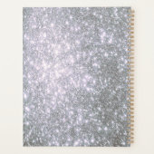 Silver Glitzer im neuen Jahr Planer (Rückseite)