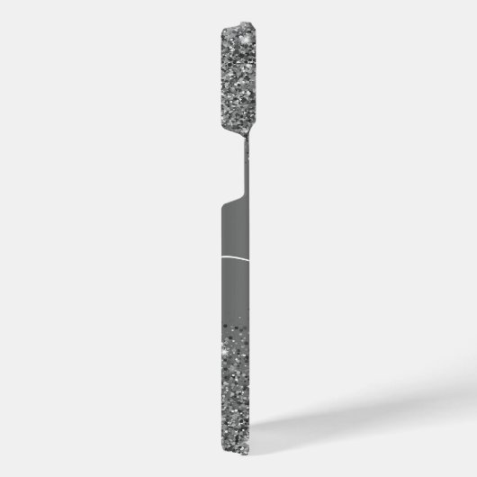 Silver Glitzer iPhone Hülle (Rechte Seite)