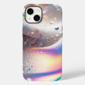 Silver Glitzer iPhone/iPad Mate Tough Case (Rückseite)