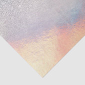 Silver Glitzer Iridescent Holographic Gradient Seidenpapier (Ausschnitt)