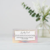Silver Glitzer Iridescent Holographic Gradient Treuekarte (Stehend Vorderseite)