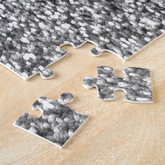 Silver Glitzer Jigsaw Puzzle (Seite)