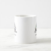 Silver Glitzer Kiss Lips Business Makeup Artist Kaffeetasse (Mittel)