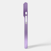 Silver Glitzer Light Lila Metallic Girly Case-Mate iPhone Hülle (Rückseite / Links)
