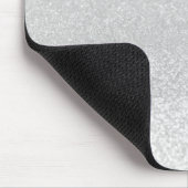 Silver Glitzer Lights Personalisiert Mouse Pad Mousepad (Ecke)