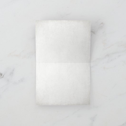 SIlver Glitzer Look Danke Karte (Innenseite)