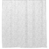 Silver Glitzer Look Duschvorhang (Vorderseite)