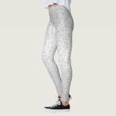 Silver Glitzer Look Leggings (Links)