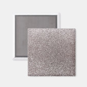 Silver Glitzer Magnet (Vorderseite/Rückseite)