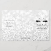 Silver Glitzer Makeup Augen Grau Lash DL 3 Packung Flyer (Vorne)