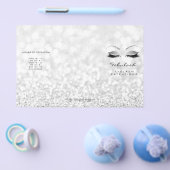 Silver Glitzer Makeup Augen Grau Lash DL 3 Packung Flyer (Einzeln)