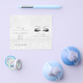 Silver Glitzer Makeup Eye Lash Preisinformationen Flyer (Einzeln)