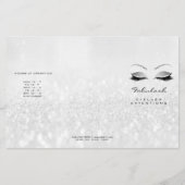 Silver Glitzer Makeup Eyes Grau Lash DL Packungsbe Flyer (Vorne)
