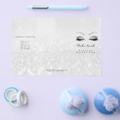 Silver Glitzer Makeup Eyes Grau Lash DL Packungsbe Flyer (Einzeln)