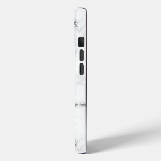 Silver Glitzer Marmor Personalisiert Case-Mate iPhone Hülle (Rückseite / Links)