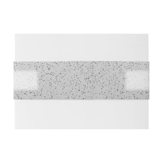 Silver Glitzer mit Text Einladungsbanderole (Rückseitenbeispiel)