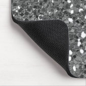 Silver Glitzer Mousepad (Ecke)