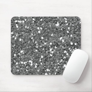 Silver Glitzer Mousepad