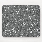 Silver Glitzer Mousepad (Vorne)