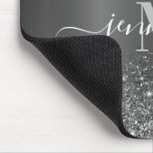Silver Glitzer Mousepad (Ecke)