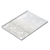 Silver Glitzer Notizblock (Linke Seite)