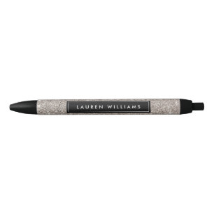 Silver Glitzer Personalisiert Pen Kugelschreiber