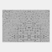 Silver Glitzer Pink Silver Arrow Silver Archs Geschenkpapier Set (Vorderseite 3)