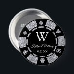 Silver Glitzer Poker Chip Casino Gastgeschenk Hoch Button<br><div class="desc">Feiern Sie stilvoll mit diesem modischen Chip-Knopf für Poker. Das Design ist leicht mit Ihrer eigenen Formulierung zu personalisieren und Ihre Familie und Freunde werden begeistert sein,  wenn sie dieses fabelhafte Gastgeschenk erhalten. Matching-Elemente finden Sie in der Auflistung.</div>