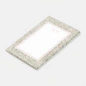 Silver Glitzer Post-it Klebezettel (angewinkelt)